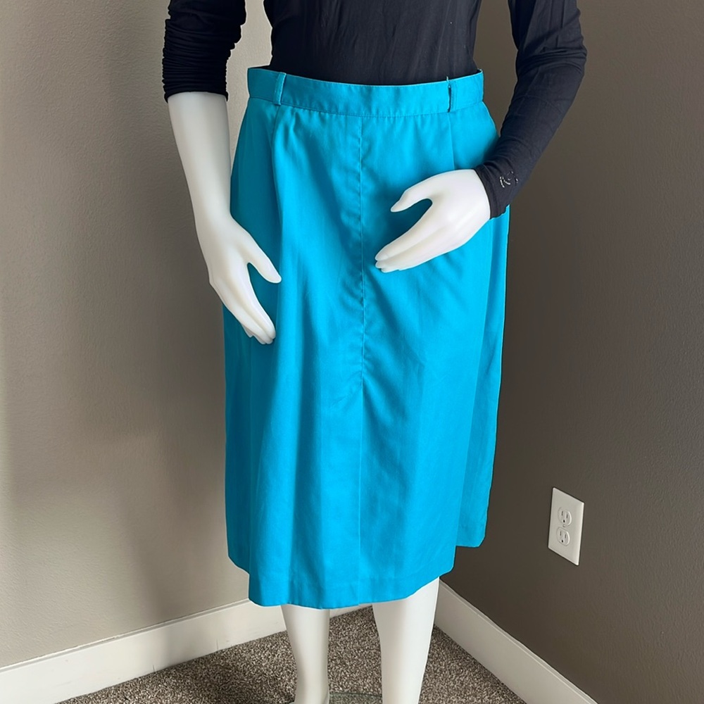 Pan-Her Aqua Vintage Women’s Pencil Skirt
